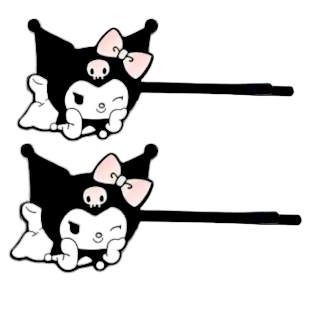 Kuromi Hair Clips‎ Set of 2 New!